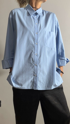 CAMISA OVER RAYADA - comprar online