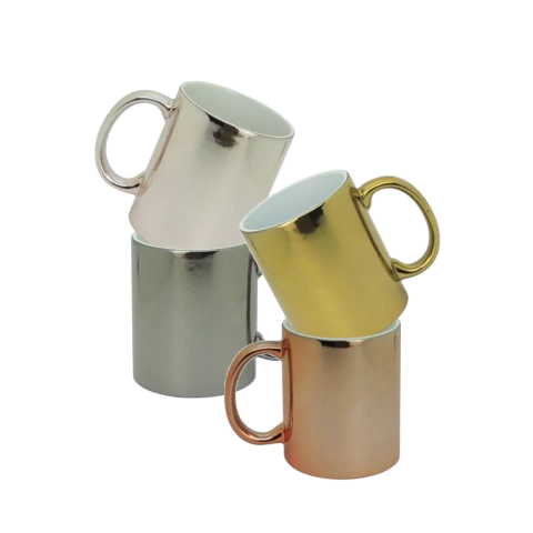 Caneca de Cerâmica Cromada - comprar online