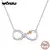 Colar Prata 925 Infinito & Flor – Eternize Sua Beleza - comprar online