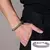 Pulseira Masculino Duplo Transado em Aço Inoxidável