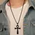 Colar Micro Elo - Crucifixo em Aço Inoxidável Masculino - comprar online