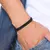 Pulseira Masculino Duplo Transado em Aço Inoxidável - Elvora Moda