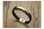 Pulseira em Couro Genuíno Masculino com Detalhes em Aço Inoxidável - loja online