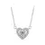 Colar de Prata 925 com Pingente Coração Moissanite - loja online