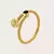 Anel Ajustavel Twisted ring em Aço Inoxidável - loja online