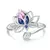 Anel Ajustável em prata 925 - Flor, Pássaros, Peixe - comprar online