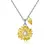 Conjunto de Prata 925 com Pingente Girassol