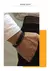 Pulseira em Couro Genuíno Masculino com Detalhes em Aço Inoxidável na internet