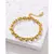 Pulseira Groumet- em Aço Inoxidável com Múltiplos Corações - Elvora Moda