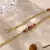 Pulseira Elegante em Aço Inoxidável com Pedras de Cristal e Jaspe - loja online