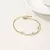 Pulseira Dupla em Elo - Aço Inoxidável com Pedras de Cristais - Elvora Moda