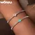 Pulseira Esfera- em Prata 925 com Pingente de Cristal - loja online