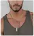 Colar Micro Elo - Masculino em Aço Inoxidável com Tag Pingente com Número Romano