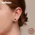 Brinco Ear Cuffs - Gatinho em Prata 925 com Pedra de Zircão - loja online