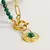 Colar Cartier- em Aço Inoxidável com Pedrinhas De Miçangas - comprar online