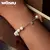 Pulseira Elo Majestosa – Pérolas e Zircão em Prata 925 - Elvora Moda