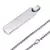 Colar Micro Elo - Masculino em Aço Inoxidável com Pingente Vertical com Letras Inicial - Elvora Moda