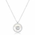 COLAR MADREPÉROLA CORAÇÃO ZIRCÔNIAS PRATA 925 (04020015) - comprar online