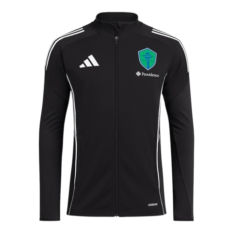 Jaqueta Corta-Vento Seattle Sounders Treino 25/26 - Adidas - Preta