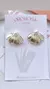 Aretes Flor Media