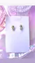 Aretes de Rosa dorado