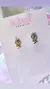 Aretes de Rosa dorado - comprar en línea