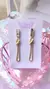 Aretes de corazón largos