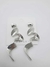 AROS PLATEADO X 1 PAR