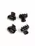 BROCHE CAREY MINI X6 CARTONES X 4 NEGRO-BLANCO-TRANSPARENTE