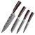 Damascus Chef Knife Kitchen Knife Set - loja online