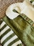 Campera verde y blanco