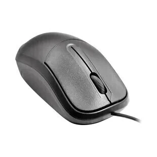 MOUSE ÓPTICO 1000 DPI MS-35BK USB PRETO