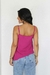 Blusa de alça barra assimétrica fúcisa - Duality