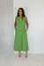 Vestido midi cavado verde - loja online