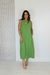 Vestido midi cavado verde - comprar online
