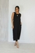 Vestido midi cavado preto - Duality