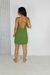 Vestido curto decote nas costas verde na internet