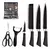 Kit Completo Facas de Cozinha Profissional - Conjunto Premium - Facas de Alta Qualidade - comprar online