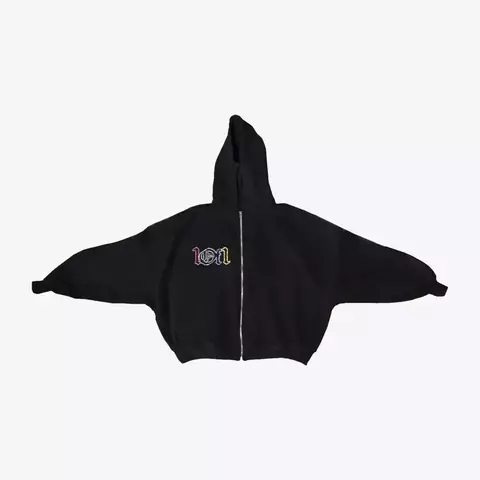 Moletom Exclusiviist 1of1 Street Lights Zip Up Black
