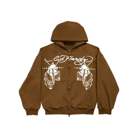 Moletom Ed Hardy Light Shot Brown