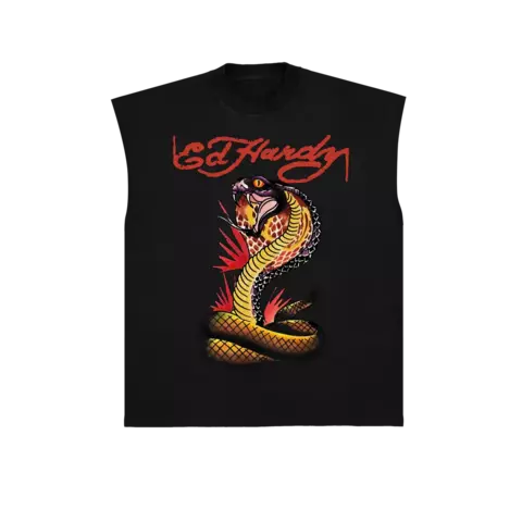 Camiseta Ed Hardy Sleeveless Serpent Black