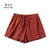 Calções de linho de algodão shorts esportivos femininos verão sólido cintur na internet
