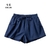 Calções de linho de algodão shorts esportivos femininos verão sólido cintur - loja online