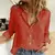 Imagem do Camisas de linho de algodão feminino casual sólido botão lapela blusas camisas outono inverno manga longa solta topos túnica blusas elegante