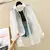 Camisa elegante Verão protetor solar perspectiva fina chiffon blusa coreano harajuku ver através solto topo casual cardigan feminino - comprar online