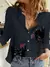 Camisa feminina excelente tecido para uso do dia a dia desenho de gato - comprar online
