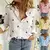 Camisas de linho de algodão feminino casual sólido botão lapela blusas camisas outono inverno manga longa solta topos túnica blusas elegante