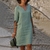 Mini vestido feminino moda verão com decote em v - loja online