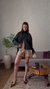 Short alfaiataria twill - Maria filó - Amora