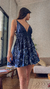 Vestido curto floral - Farm